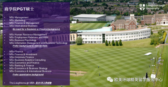 拉夫堡大學專業 拉夫堡大學專業